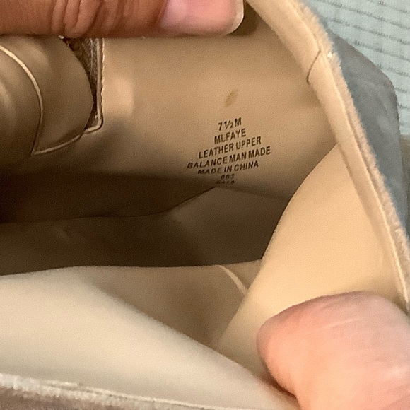 Marc Fisher MLFAYE leather upper boots, size  7.5, tan color - Picture 8 of 8